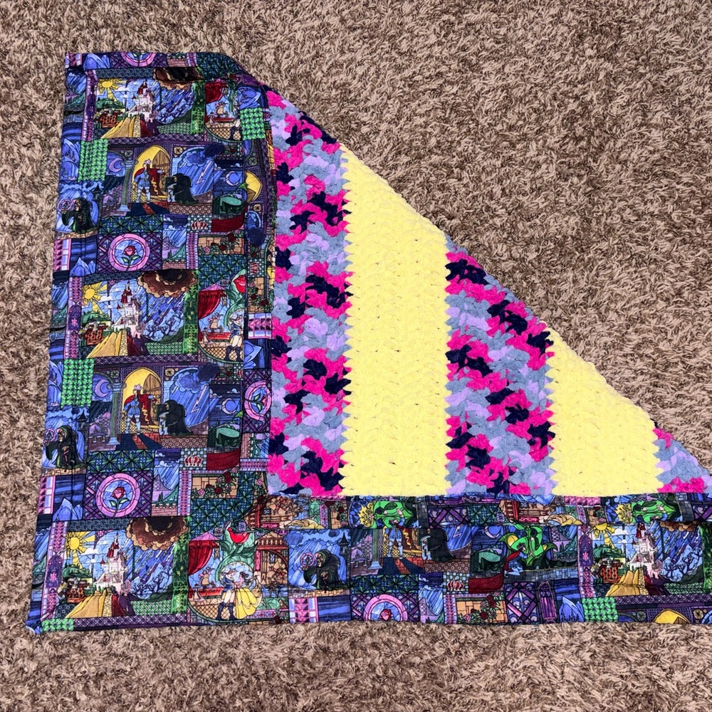 Beauty and the Beast Crochet baby Blanket